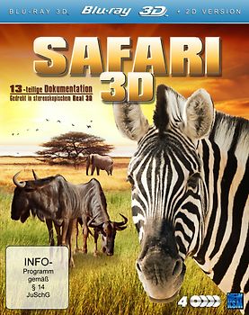 Safari 3D [4 Disc Set] 3D Blu-ray Disc