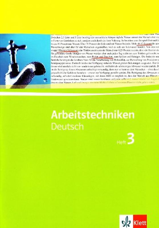 Arbeitstechniken Deutsch. Übungshefte. 9./10. Schuljahr