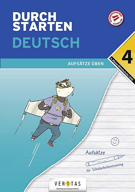 Durchstarten Deutsch 4. Klasse Mittelschule/AHS Aufsätze üben
