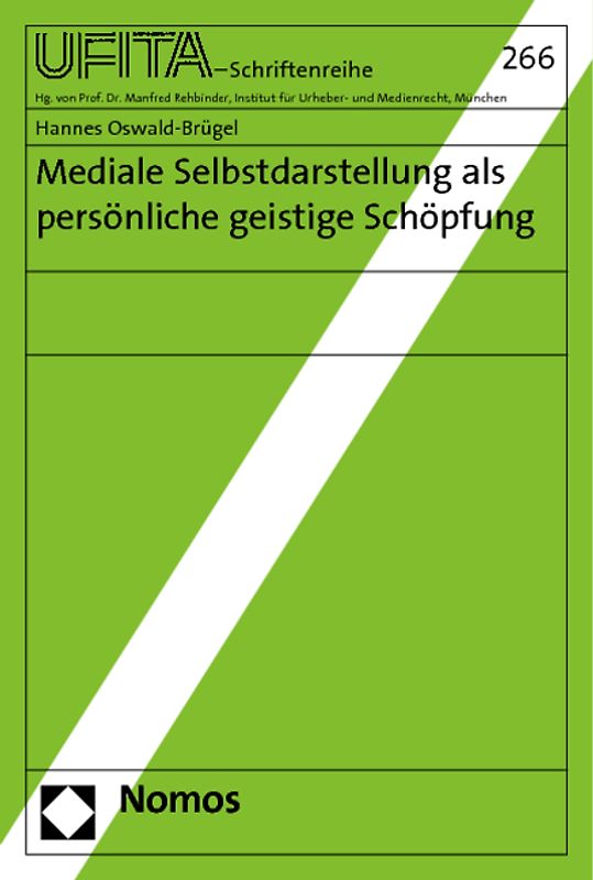 Mediale Selbstdarstellung als persönliche geistige Schöpfung