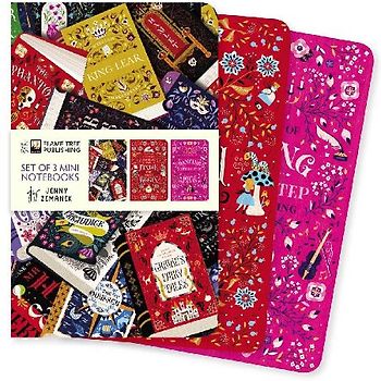 Book Lovers by Jenny Zemanek Set of 3 Mini Notebooks