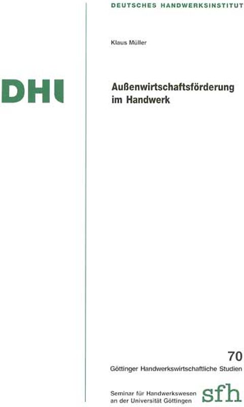 Aussenwirtschaftsförderung im Handwerk