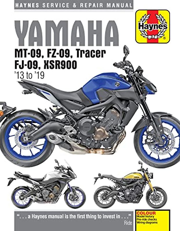 Yamaha MT-09, FZ-09, Tracer, FJ-09, XSR900 (03 -19)