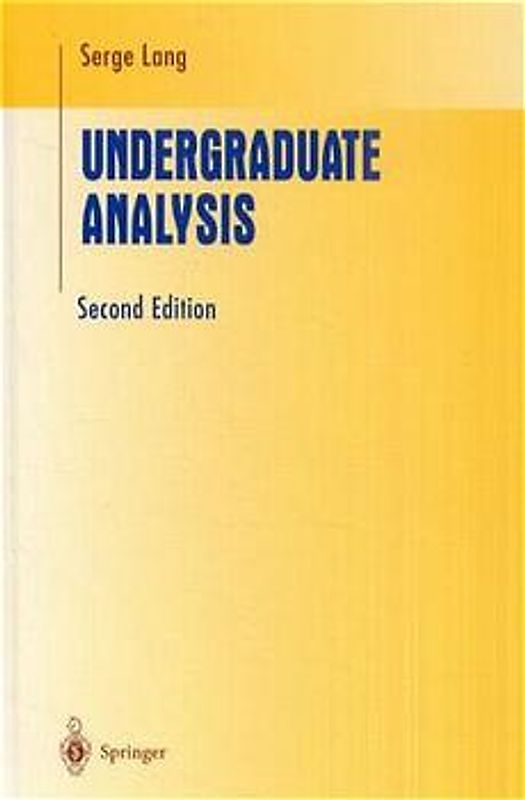 Undergraduate Analysis