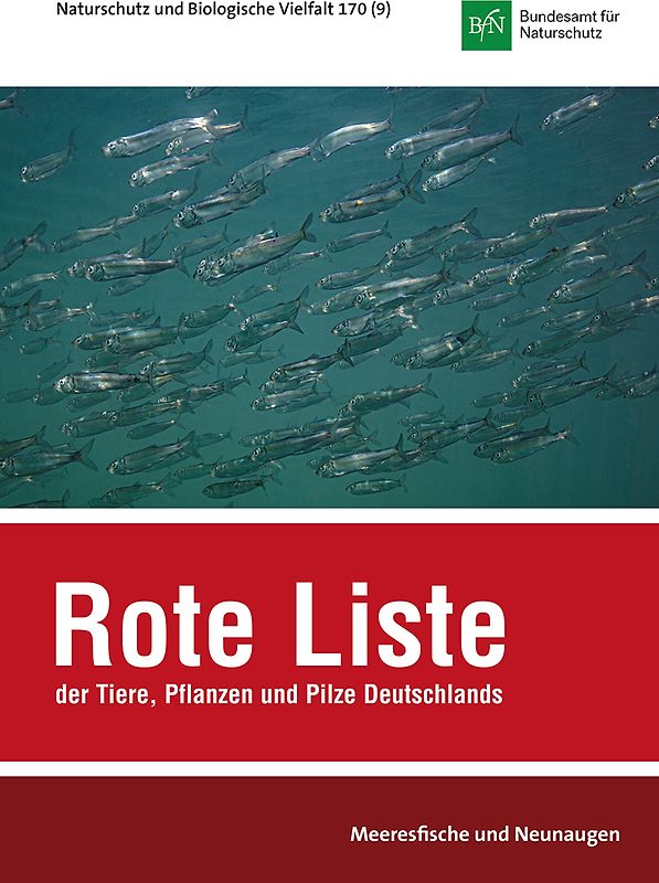 NaBiV Heft 170/9: Rote Liste und Gesamtartenliste der Fische und Neunaugen (Elasmobranchii, Actinopterygii & Petromyzontida) der marinen Gewässer Deutschlands