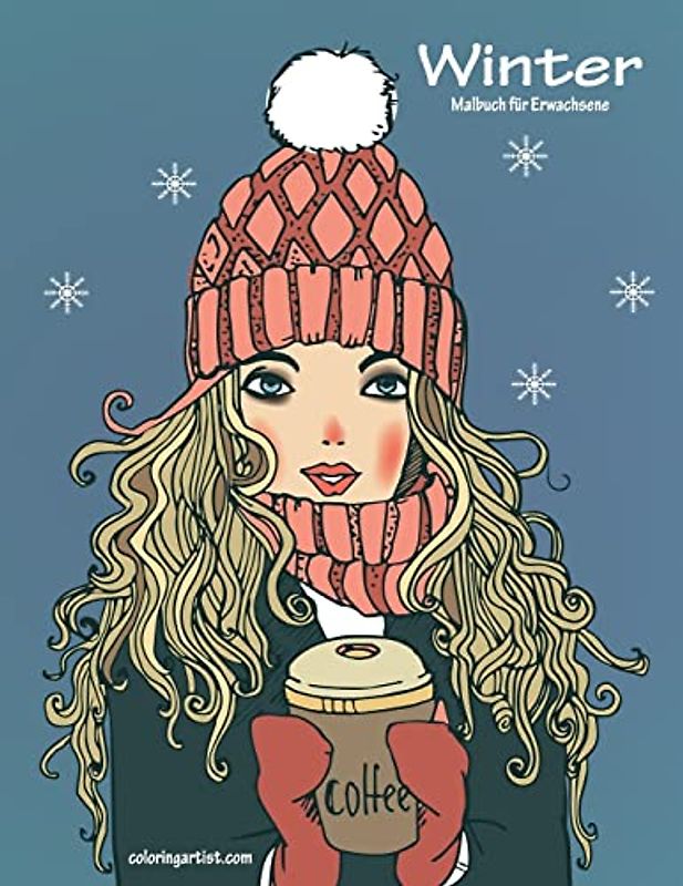 Wintermalbuch für Erwachsene 1