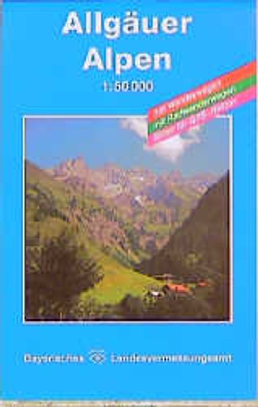 Topographische Sonderkarten Bayern. Sonderblattschnitte auf der Grundlage... / Umgebungskarten 1:50000 (UK L) / Allgäuer Alpen