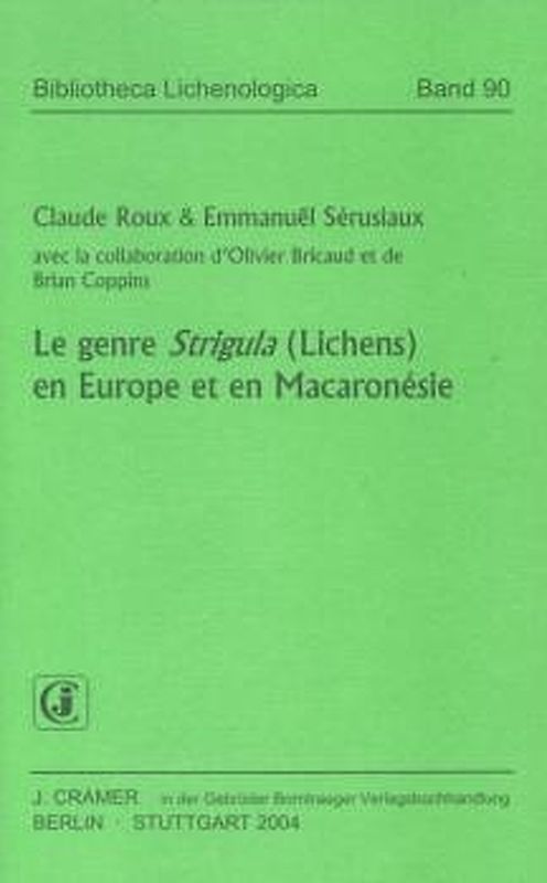 Le Genre Strigula (Lichens) en Europe et en Macaronésie