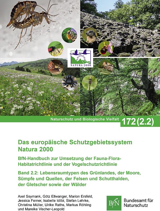 NaBiV Heft 172 Band 2.2: Das europäische Schutzgebietssystem Natura 2000 Band 2.2 Lebensraumtypen