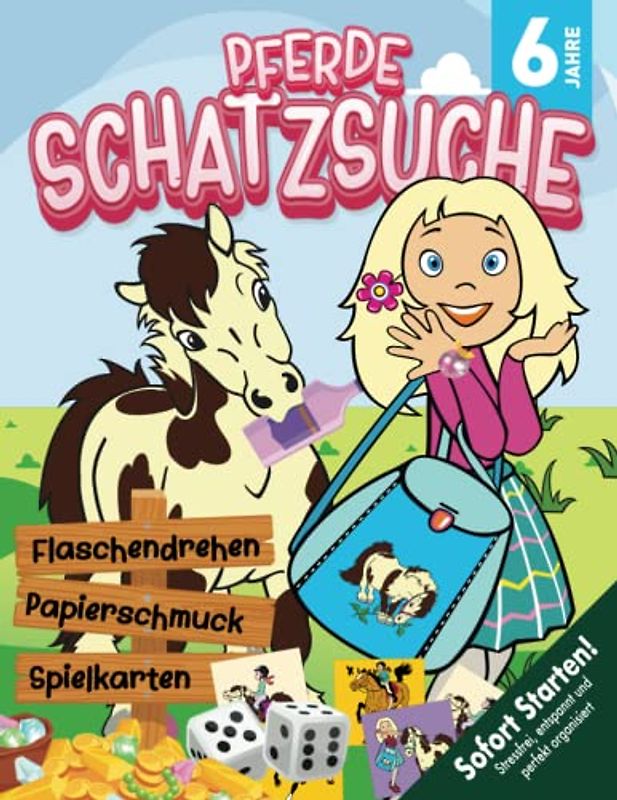 Magische Pferde Schatzsuche ab 6 Jahren: Ein magisches Pferdearmband. Ein geheimnisvoller Schatz. Der wilde Ritt beginnt. Sofort startklare Schnitzeljagd! (Bravo Schatzsuche)