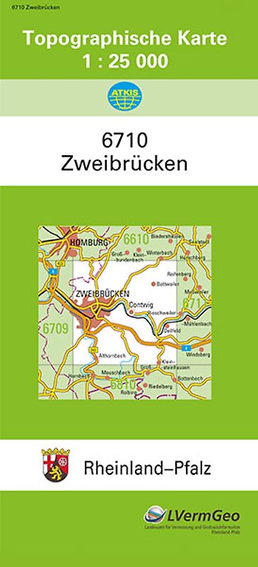 TK25 6710 Zweibrücken