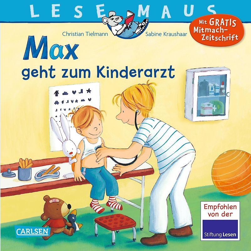LESEMAUS 17: Max geht zum Kinderarzt