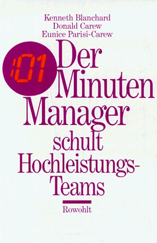 Der Minuten Manager schult Hochleistungs-Teams