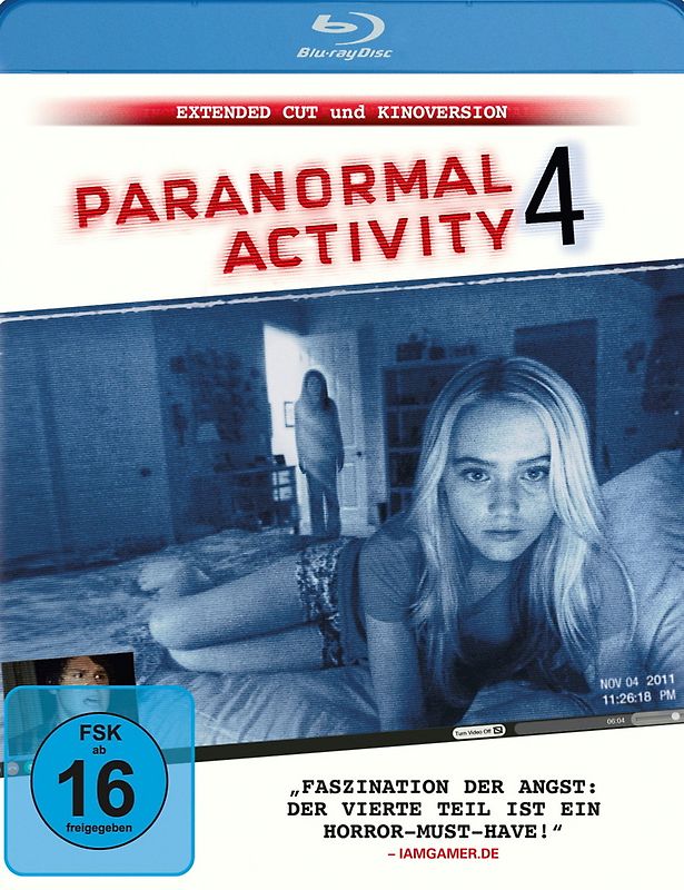 Paranormal Activity 4 Blu-ray Disc
