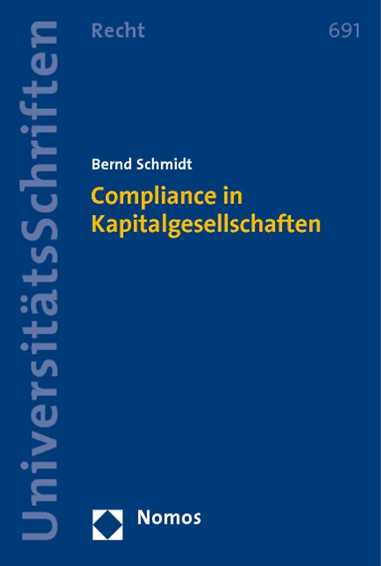Compliance in Kapitalgesellschaften