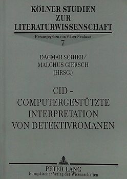 CID - Computergestützte Interpretation von Detektivromanen