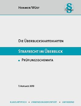 Karteikarten Strafrecht im Überblick