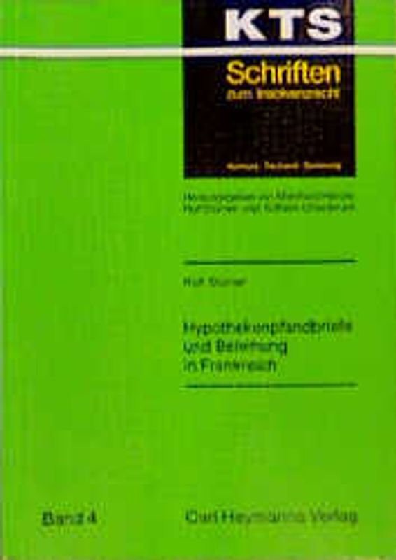 Hypothekenpfandbriefe und Beleihung in Frankreich