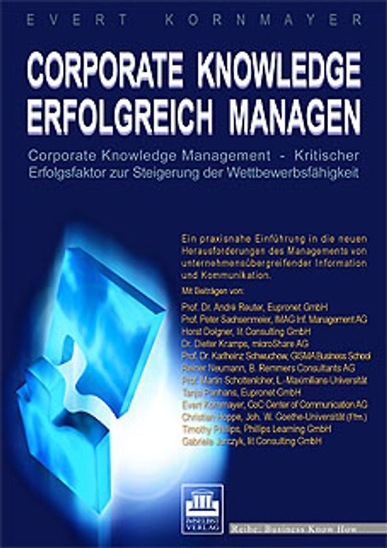 Corporate Knowledge - erfolgreich managen