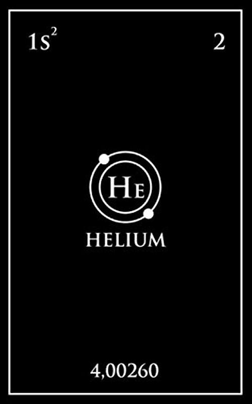 Helium Element Notebook: For Nuclear Scientist - Quantum Physicist - Journal - 120 Lined Pages - 5 x 8 inches
