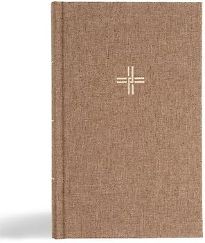 CSB Single-Column Personal Size Reference Bible, Brown Cloth Over Board