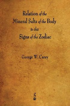 Relation of the Mineral Salts of the Body to the Signs of the Zodiac