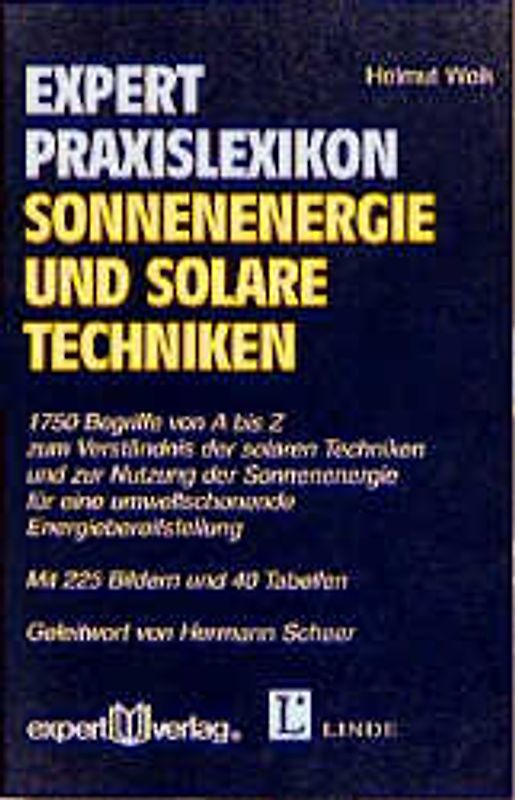 Expert Praxislexikon Sonnenenergie und solare Techniken