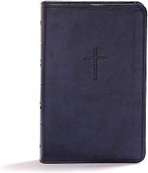 KJV Compact Bible, Value Edition, Navy Leathertouch