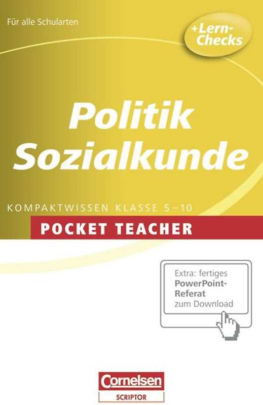Pocket Teacher - Sekundarstufe I - Neue Ausgabe / Politik und Sozialkunde