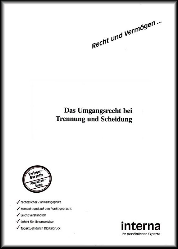 Das Umgangsrecht bei Trennung und Scheidung