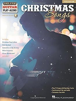 Christmas Songs - Deluxe Guitar Play-Along Volume 10 (Deluxe Guitar Play-along, 10, Band 10)
