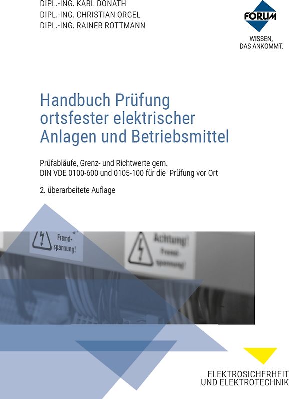 Handbuch Prüfung ortsfester elektrischer Anlagen und Betriebsmittel