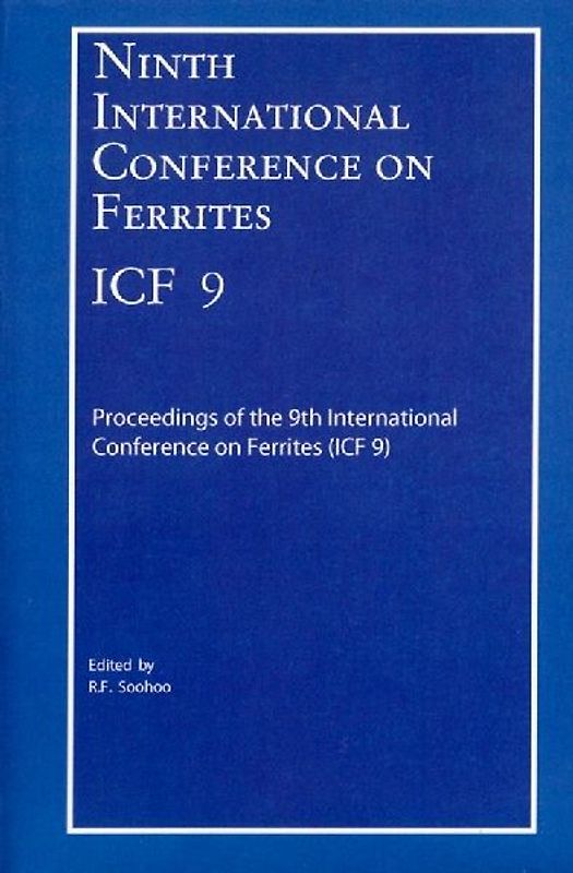 Ninth International Conference on Ferrites (Icf-9)