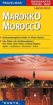 KUNTH Reisekarte Marokko 1:800 000
