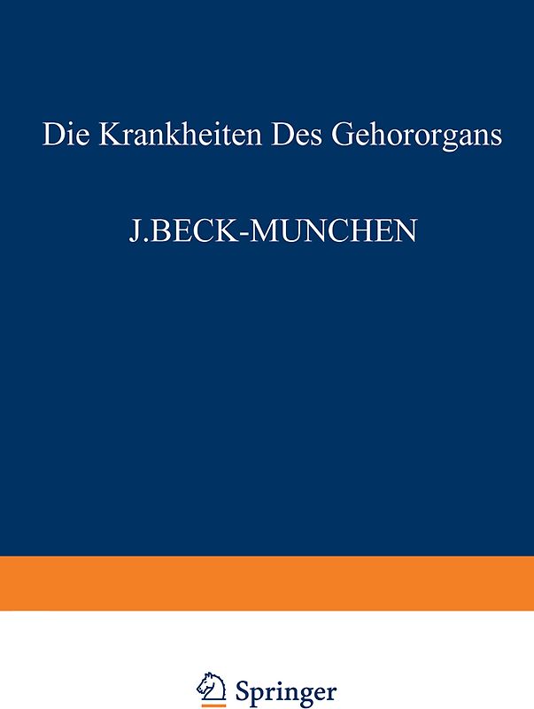 Die Krankheiten des Gehörorgans