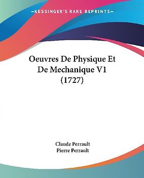 Oeuvres De Physique Et De Mechanique V1 (1727)