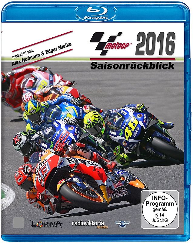 MotoGP Saisonrückblick 2016 Blu-ray Disc