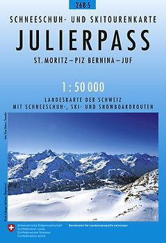 268S Julierpass Schneesportkarte