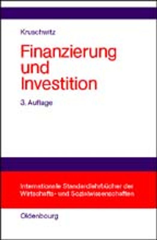 Finanzierung und Investition