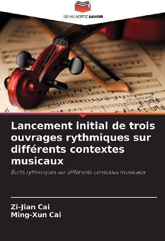 Lancement initial de trois ouvrages rythmiques sur différents contextes musicaux