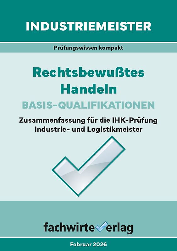 Industriemeister: Rechtsbewusstes Handeln