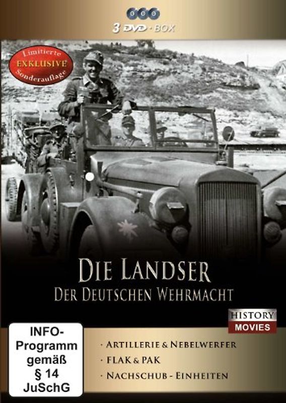 Die Landser der Deutschen Wehrmacht [Limitierte Exklusive Sonderauflage, 3 DVD's] DVD