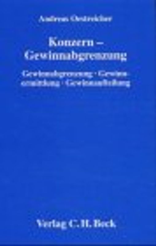 Konzern-Gewinnabgrenzung