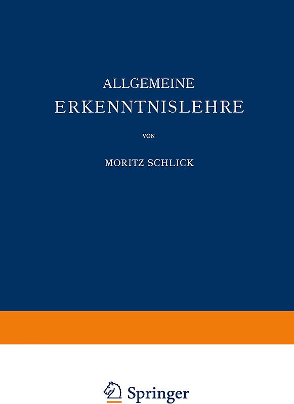 Allgemeine Erkenntnislehre