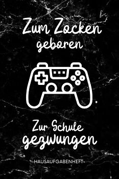 Hausaufgabenheft: mit 2x Stundenplan | DIN A5 | 109 Seiten | Schülerplaner Gymnasium Teenager , Hausaufgabenplaner Jungen , Lustige Gamer
