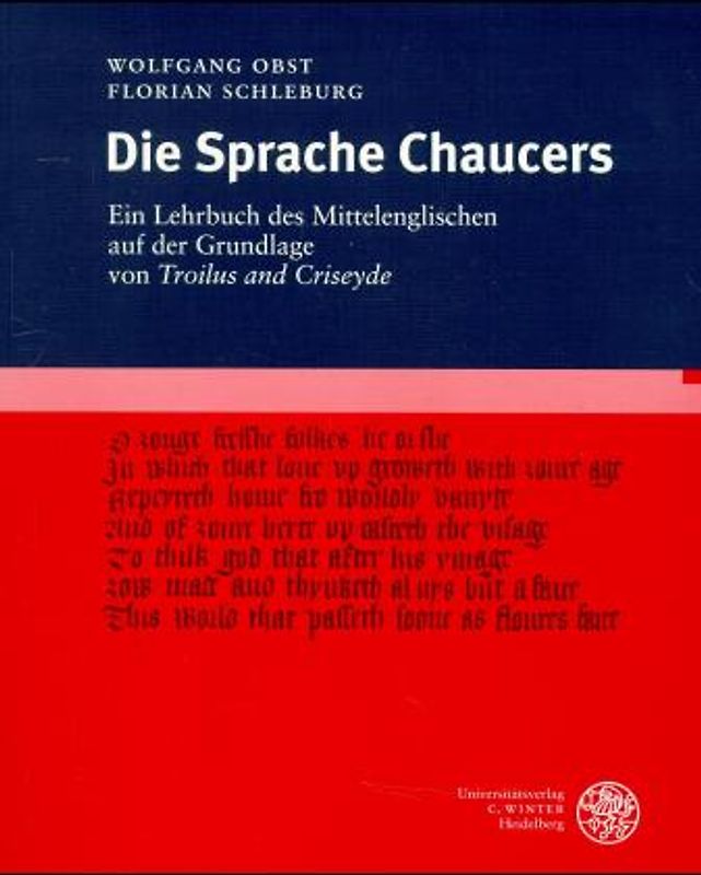 Die Sprache Chaucers