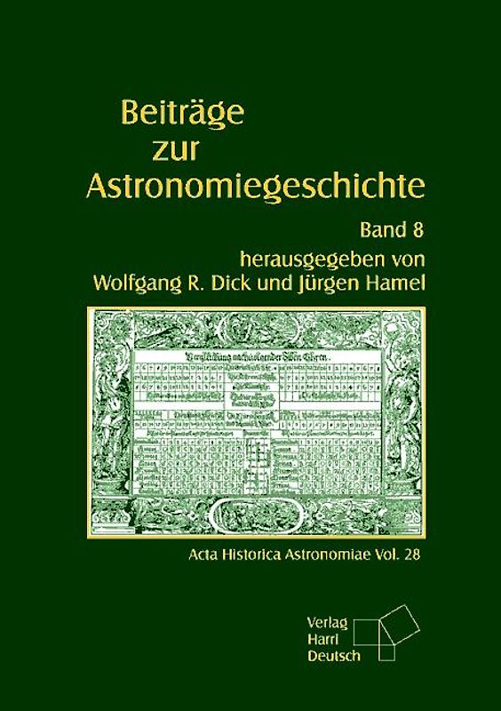 Beiträge zur Astronomiegeschichte