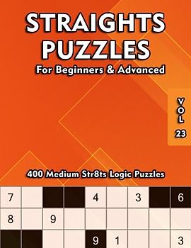 Sudoku Variation Puzzle Book: 400 Straights Puzzles for Adults & Clever Kids