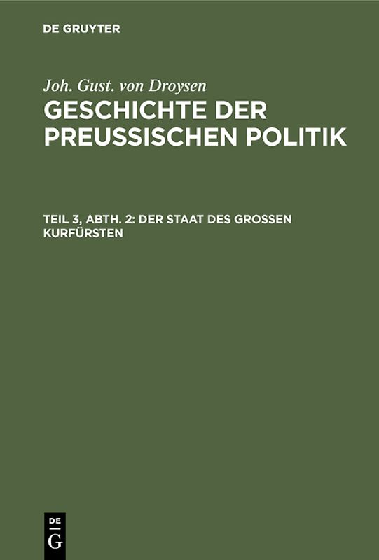 Geschichte der preußischen Politik