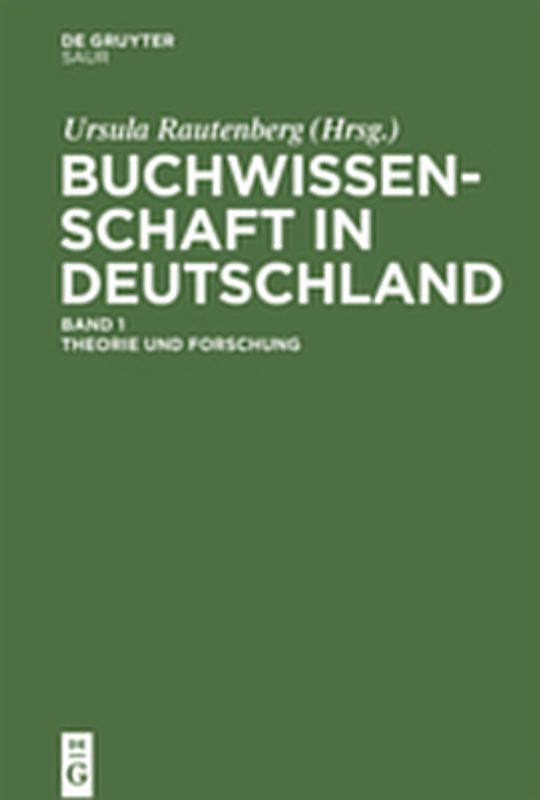 Buchwissenschaft in Deutschland